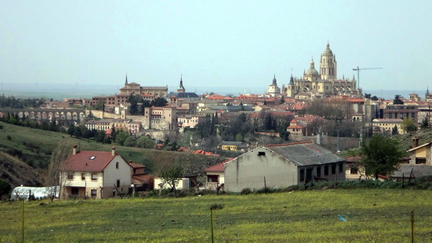 The plots have views over the historic city, and the Roman viaduct